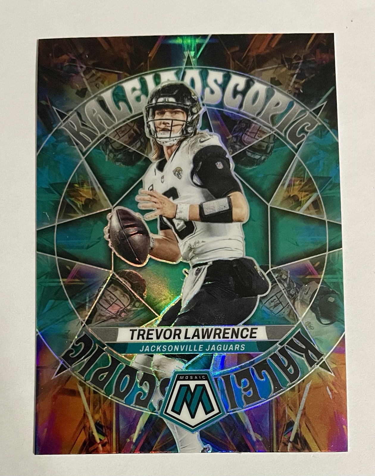 2023 Mosaic Trevor Lawrence Kaleidoscopic Jacksonville Jaguars Case Hit