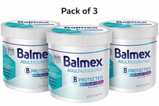 Balmex Adult Advantage Skin Relief Cream 12oz Pack of 3 Zinc Oxide Rash