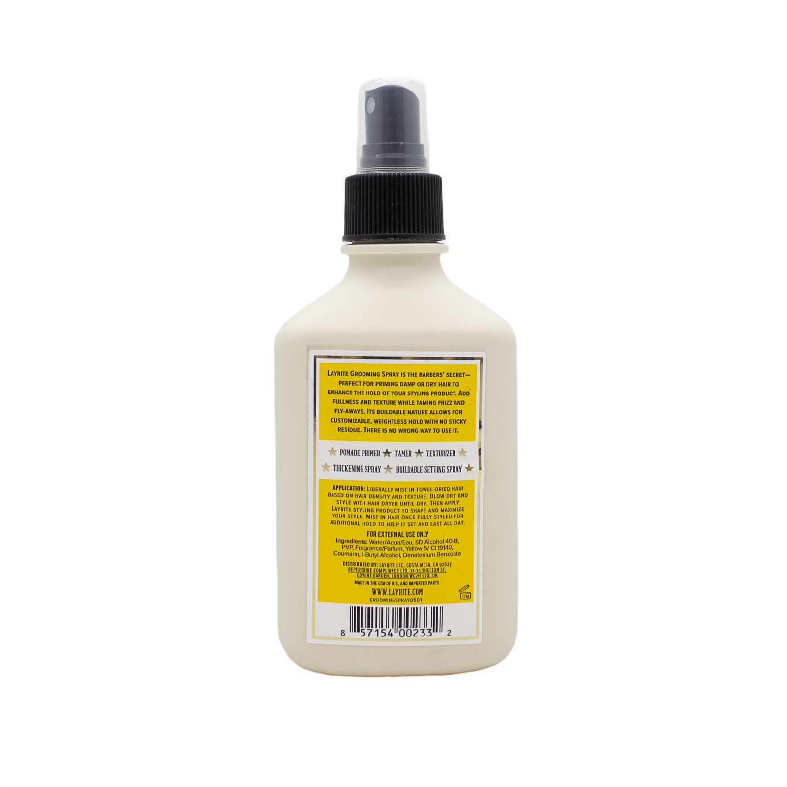 Layrite Hair Grooming Thickening Spray Pomade Prime Weightless Hold 6.7 oz