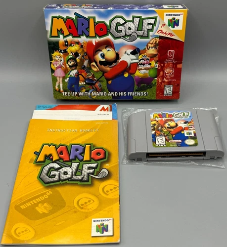 Mario Golf Nintendo 64 N64 CIB Complete W/ Manual & Inserts Authentic