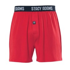 Stacy Adams Comfortblend Boxer Shorts in Red - Big Sizes