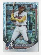 2025 Bowman Ronald Acuña Jr. Chrome Base Set Mega Mojo Refractor  Braves 21