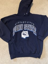 Vintage Penn State Nittany Lions Hoodie Sweatshirt SIZE XL PSU