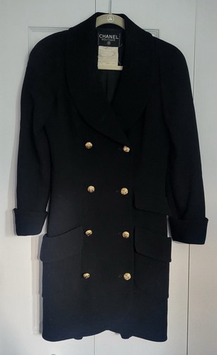 CHANEL Vintage Wool and Silk Coat