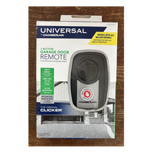Universal by Chamberlain REMOTE 2 Button Garage Door Opener KLIK5U-SS 3982/NEW