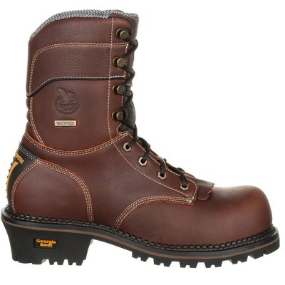 Georgia Boot AMP LT Logger Composite Toe Waterproof Work Boot GB00236 - Durable