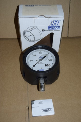 #ad New Wika XSEL 4.5quot; Liquid Filled 600 PSI Pressure Gauge 1 4quot; NPT $64.99