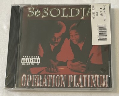 Operation Platinum by 5c Soldjaz (CD 1998 Facedown Records) Sealed