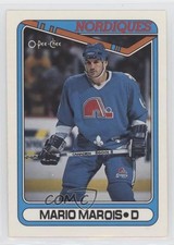 1990-91 O-Pee-Chee Mario Marois #158 0h3w