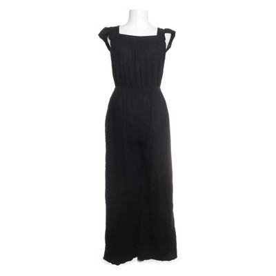 H&M Premium Quality, Jumpsuit, Größe: S, Schwarz, Leinen/Viskose, Einfarbig #tXY