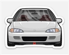3 Civic Sticker Eg Ej Ek Type R Decal Matte Finish Dishwasher Safe