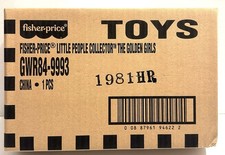 THE GOLDEN GIRLS FISHER PRICE LITTLE PEOPLE 4 PIECE SET SEALED IN SEALED BOX NEW