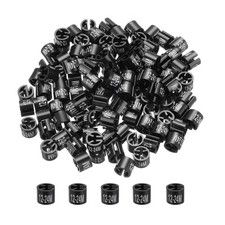 Clothes Hanger Marker 12-24M, Black Colored Hanger Size Garment Tag, 200pcs