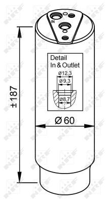 ✅Fits NRF 33327 RECEIVER DRIERS  ⭐UK Seller⭐