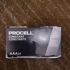 24 Pack AAA Duracell Procell Constant Alkaline Batteries exp 03/2032