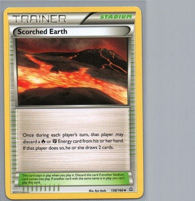 Scorched Earth | 138/160 Uncommon | XY - Primal Clash | Lightly Played