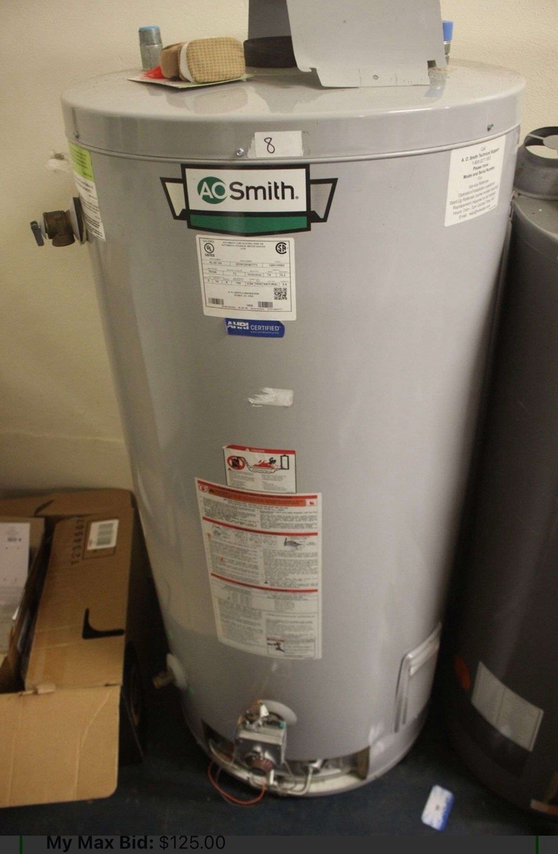 AO Smith Water Heater 73 BL-80/100 Commercial Gas 75k BTU Cosmetic
