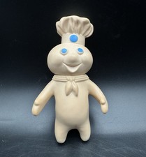 Vintage 1971 Pillsbury Dough Boy rubber doll Poppin Fresh collectible figure 7"