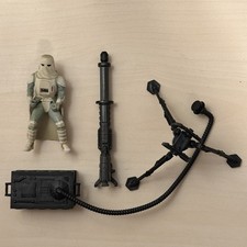 Kenner Star Wars Deluxe Snowtrooper 3.75 Action Figure Swivel Turret 1996 Hoth