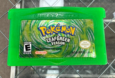 Pokemon Leaf Green Version V1.1 Cartridge for Game Boy Advance Tested  Saves 