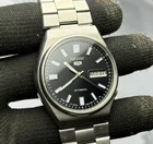 Vintage Seiko-5 (Black) Automatic Japanese Men's Watch -6309 (Day/Date)