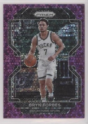 2021-22 Panini Prizm Fast Break Purple Prizm 74/75 Bryn Forbes #33 12ny