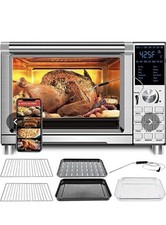 Nuwave Bravo Air Fryer Toaster Smart Oven,12-in-1 Countertop Convection,30-QT XL