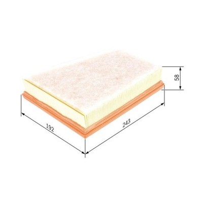 Luftfilter Bosch F026400250 für Mercedes Benz Mercedes Benz Mercedes Benz