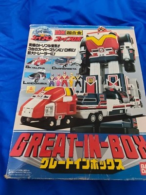 Earth Sentai Fiveman Dx Chogokin Five Robo Great In Box 100088