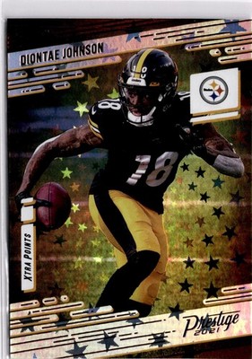 2021 Panini Prestige #170 Diontae Johnson Xtra Points Astral (L)