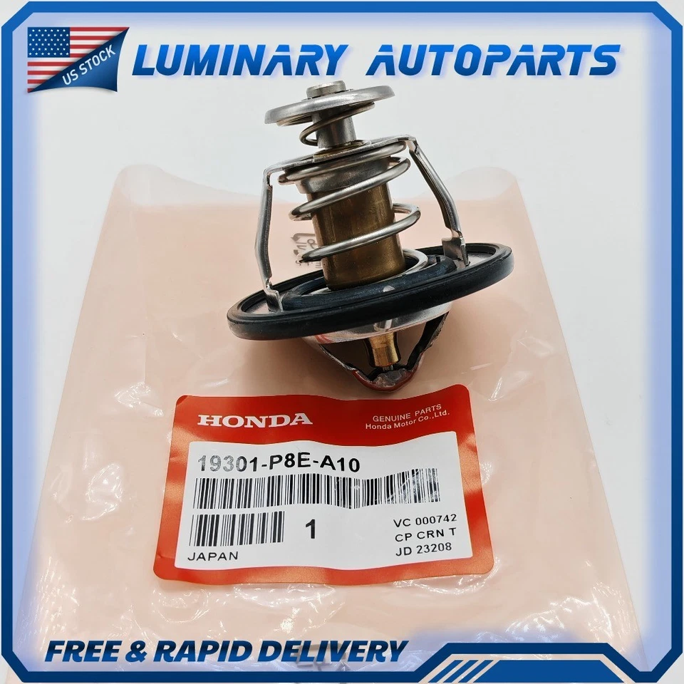 Conjunto de termostato de refrigerante de motor genuino OEM 19301-P8E-A10 para Honda Acura EE. UU. Foto 2 de 4