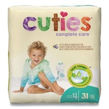 First Quality CR4001 Premium Jumbo Diapers Size 4 22-37 lbs 124/carton