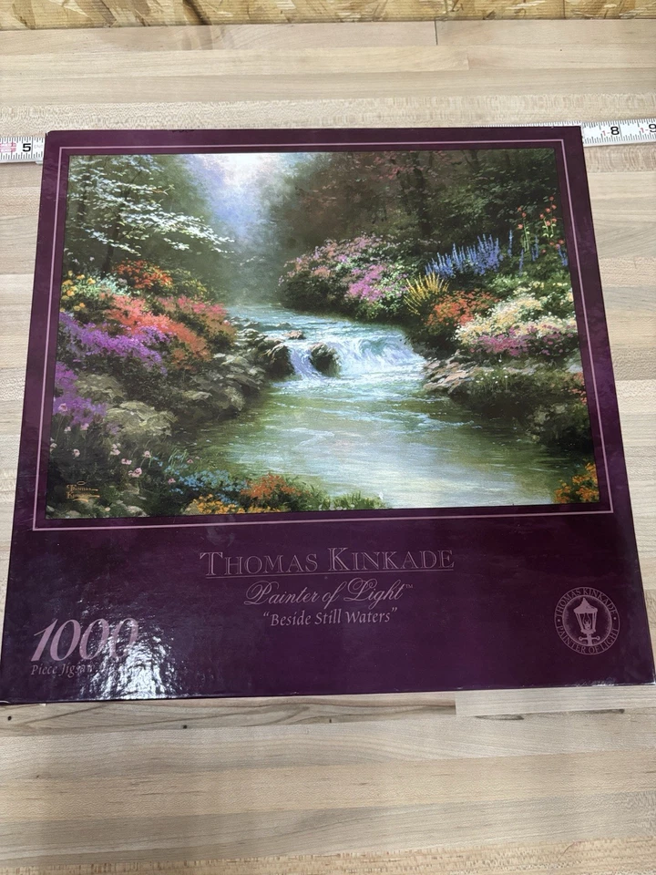 NUEVO - Rompecabezas Thomas Kinkade "Beside Still Waters" 1000 piezas - 2001, CEACO - SELLADO Foto 2 de 4