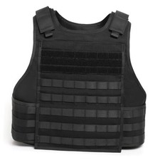 Lightweight MOLLE Duty Vest Adjustable Weighted Workout Vest for Black Classic