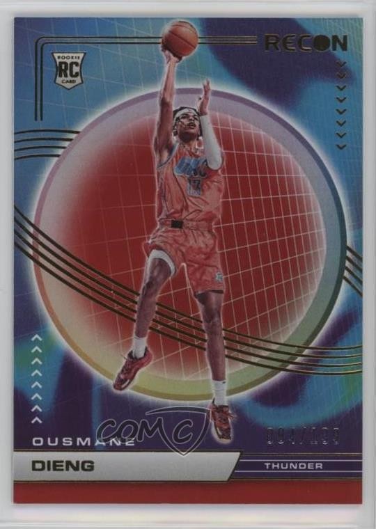 2022-23 Panini Recon Rookies Holo Red 84/199 Ousmane Dieng #225 1dm4