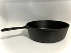 Wagner Sidney O Cast Iron Deep Chicken Fryer Skillet #8, Cracked