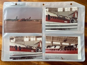 Lot Of Original Airplane Accident / Crash Investigation Photographs: Cabin Fire