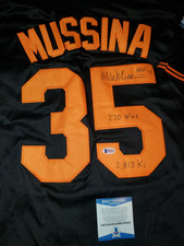Mike Mussina Signed Baltimore Orioles Jersey 