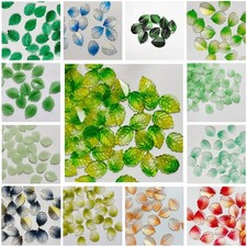 Leaf Beads Leaf Shaped Spacer Beads Jewelry Making Diy Manual Earrings Material
