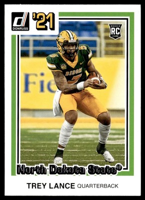 2021 chronicles donruss draft picks Trey Lance Rookie North Dakota State Bison
