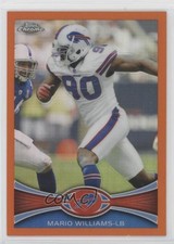 2012 Topps Chrome Retail Orange Refractor Mario Williams #181 2q4