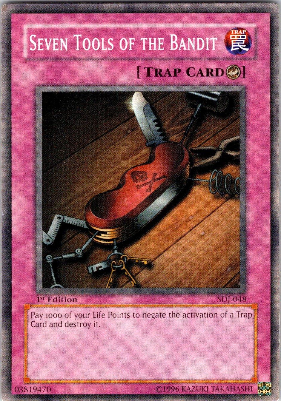 Seven Tools of the Bandit SDJ-048 YuGiOh Starter Deck: Joey trading card — raw and PSA graded price guide