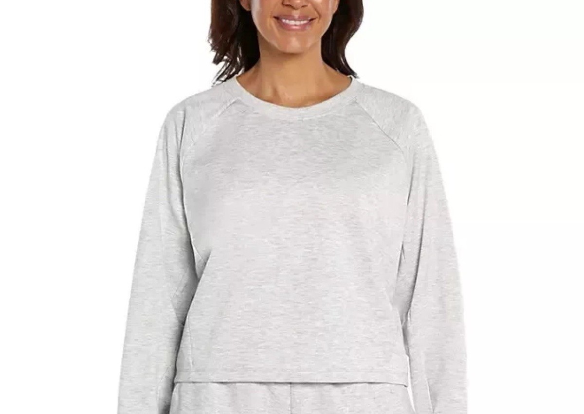Express Women's Long Sleeve Pullover Size XXL Light Grey | eBay