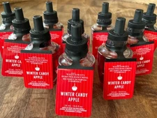 10 (TEN) WINTER CANDY APPLE Wallflowers Bulb Refill BULBS Bath & Body Works