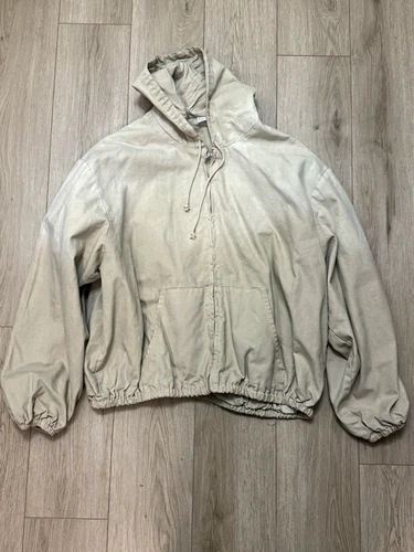 Yeezy Season 10 SZN X Beige JC-09 Canvas Hooded Zip Jacket size 3 (XL) - product listing photo