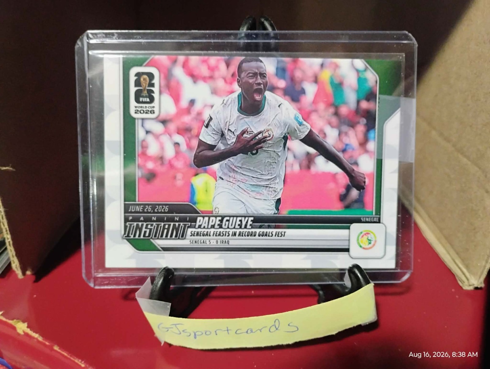 2026 Panini Instant FIFA World Cup #144 Pape Gueye Senegal PR:69 Ships ASAP