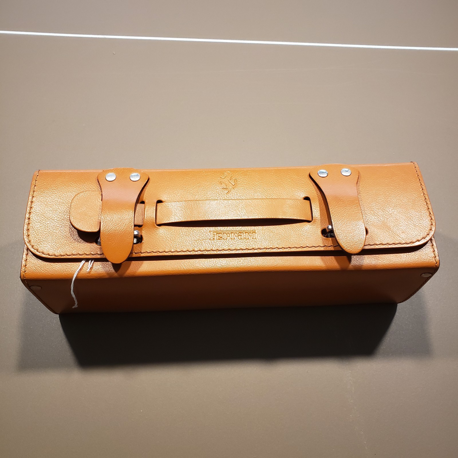 Original Pre-Owned 2005 Ferrari Scaglietti 612 Schedoni leather Tool Bag