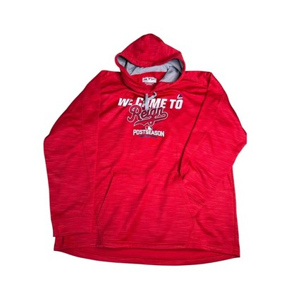 Majestic Washington Nationals MLB Hoodie Mens 2XL 2019 Postseason We Came