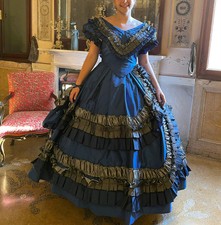 1800s Women 18th Century Medieval Civil War Southern Belle Gown Victorian Dress