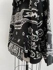 ⭕ 00s Vintage Labrat Bandana Knit sweater  punk shirt black means leather jacket — photo 6
